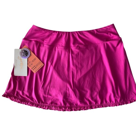 Gottex Golf & Tennis Skort Quick Drying Moisture Wicking XL Strawberry Pink - Picture 2 of 16